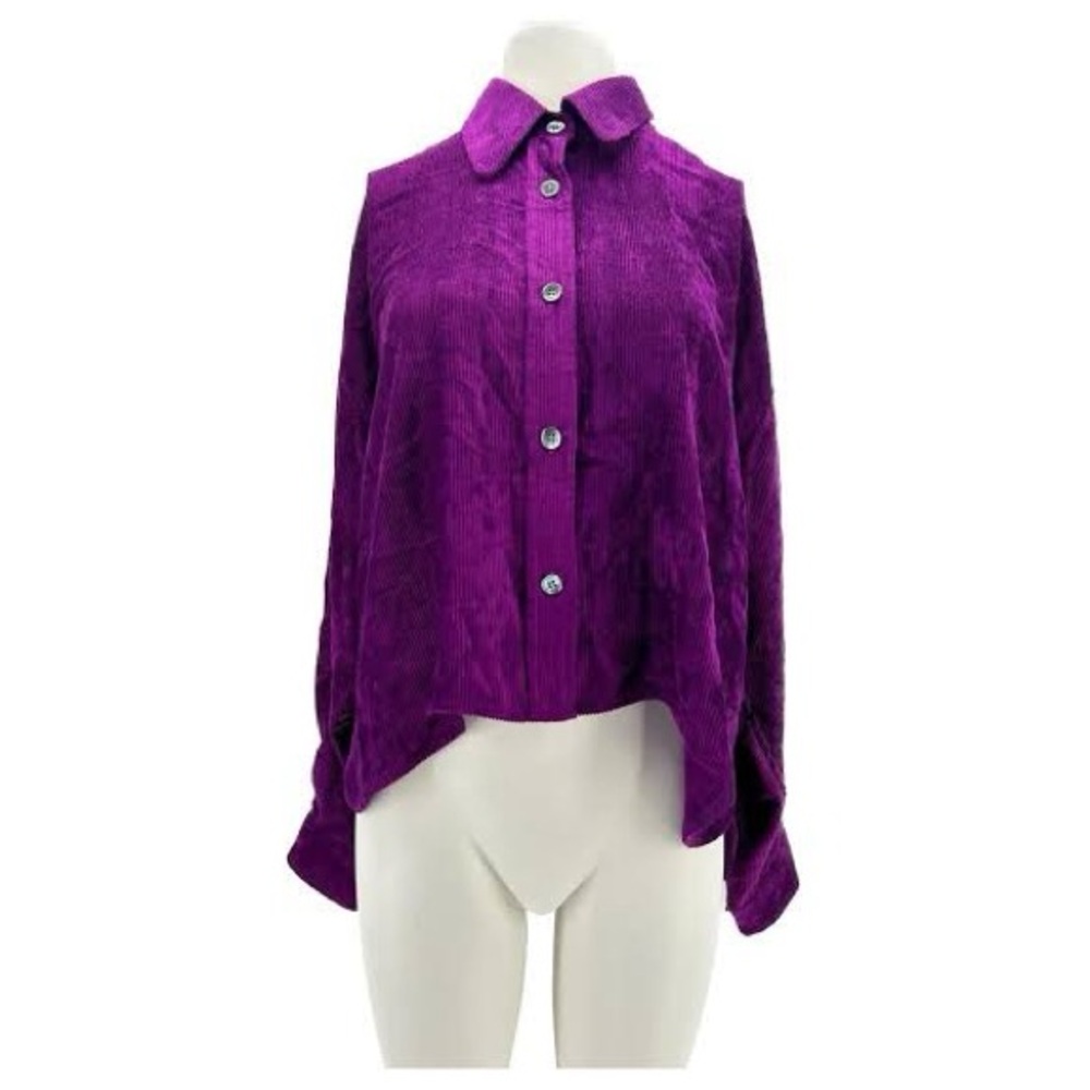 Isabel Marant Vibrant Purple Button-Down Shirt